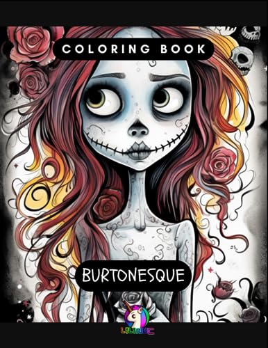 9798859002115: Coloring Book: Burtonesque: Inspired by Tim Burton's universe (Artificial Art)