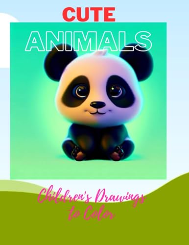 Stock image for Cute animals: Children's drawings to color for sale by Ria Christie Collections