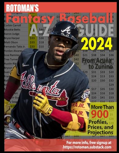 Stock image for Rotoman's Fantasy Baseball Guide 2024: From Acuña to Zunino for sale by HPB Inc.