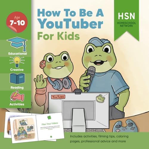 Imagen de archivo de How to be a YouTuber for Kids: Easy activity book for new readers: Special Needs inclusive for all learning levels. Gift and present for encouraging . to be a Youtuber for Children and Teenagers) a la venta por California Books