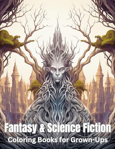 Beispielbild fr Fantasy & Science Fiction Coloring Books for Grown-Ups zum Verkauf von GreatBookPrices