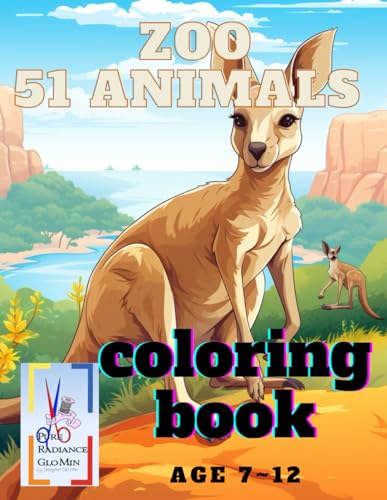 Stock image for ZOO 51 ANIMALS: Coloring book for young children for sale by Ria Christie Collections