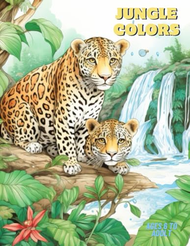 Stock image for Jungle Colors: Jungle Animal Scenes Coloring Book for sale by GreatBookPrices