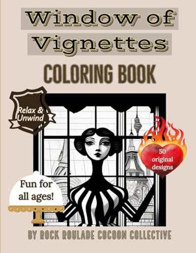 Stock image for Window of Vignettes: coloring Book (Unique Characters) for sale by California Books