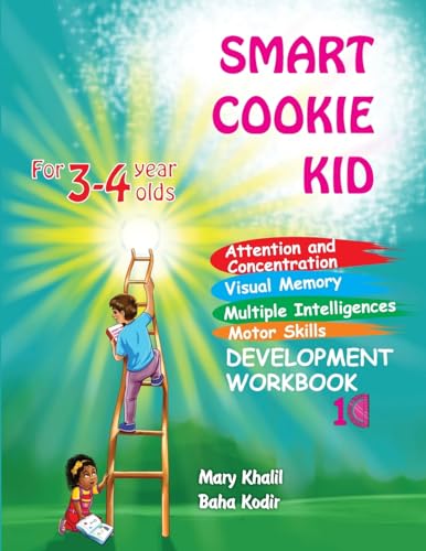 Stock image for Smart Cookie Kid For 3-4 Year Olds Attention and Concentration Visual Memory Multiple Intelligences Motor Skills Book 1C for sale by GreatBookPricesUK