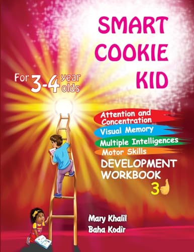 Beispielbild fr Smart Cookie Kid For 3-4 Year Olds Attention and Concentration Visual Memory Multiple Intelligences Motor Skills Book 3D zum Verkauf von Ria Christie Collections