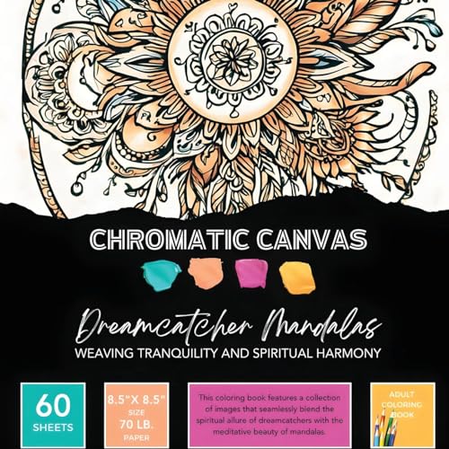 9798869057907: Dreamcatcher Mandalas Coloring Book: Weaving Tranquility & Spiritual Harmony