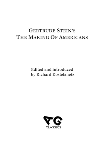 Stock image for The Making of Americans for sale by GreatBookPrices