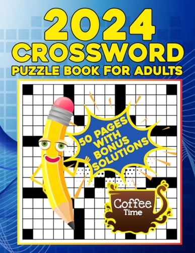 Beispielbild fr 2024 Crossword Puzzles Book For Adults: Easy to Medium Crosswords Book For Seniors & Teens, Anti eye strain Beautiful Crossword Puzzle Book For Puzzle Lovers. zum Verkauf von Ria Christie Collections