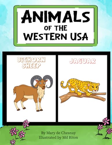 Stock image for Animals of the Western USA: Coloring Book (Coloring books) for sale by California Books