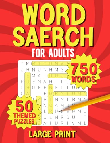 Stock image for Word Saerch for Adults (Paperback) for sale by Grand Eagle Retail