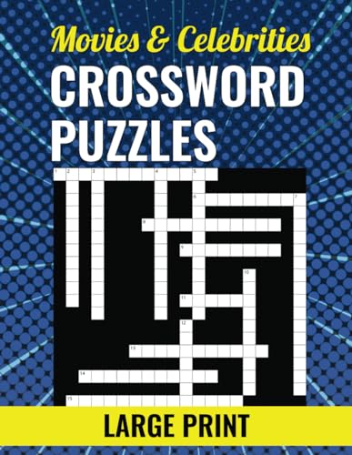 Stock image for Movies & Celebrities Crossword Puzzles - Large Print for sale by GreatBookPrices