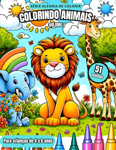 Imagen de archivo de Colorindo Animais (Alegria de Colorir) (Portuguese Edition) a la venta por California Books