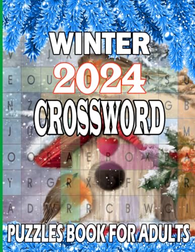 Stock image for 2024 Winter Crossword Puzzles Book for Adults for sale by PBShop.store US
