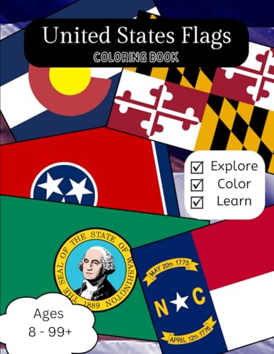 Beispielbild fr United States Flags Coloring Book: Flags of Each State zum Verkauf von Ria Christie Collections