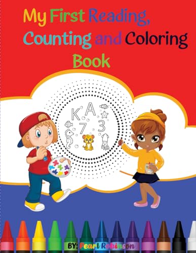 Stock image for My First Reading, Counting, and Coloring Book. for sale by California Books