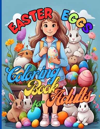 Stock image for Easter Eggs | Magical moments for everyone | 76 big pages | 8.5x11 inch: Coloring Book for Adults for sale by ALLBOOKS1