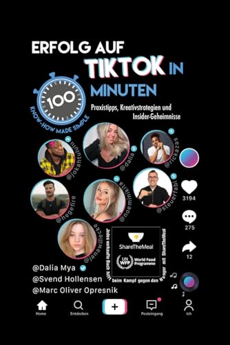 Imagen de archivo de Erfolg auf TikTok in 100 Minuten: Praxistipps, Kreativstrategien und Insider-Geheimnisse: Im Sprint mit Spa zum Wesentlichen fr alle (Opresnik Management Guides) (German Edition) a la venta por California Books