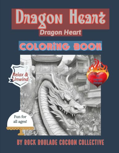 Stock image for Dragon Heart: Coloring Book (places to GO) for sale by California Books