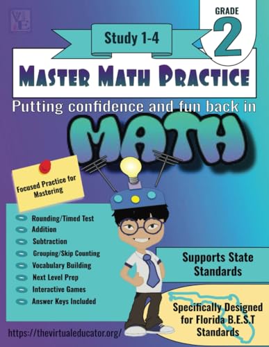 Stock image for Master Math Practice-2nd Grade : Study 1-4 for sale by Ria Christie Collections