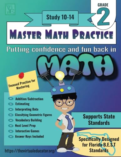Stock image for Master Math Practice-2nd Grade : Study 10-14 for sale by Ria Christie Collections