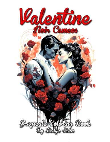 Stock image for Valentine Noir Cameos Coloring Book for sale by California Books