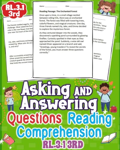 Beispielbild fr Asking and Answering Questions Reading Comprehension - RL3.1 3rd Grade: Dive into effective methods for improving reading skills in 3rd grade with engaging question and answer strategies. zum Verkauf von California Books