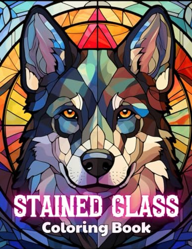 Beispielbild fr Stained Glass Dog Coloring Book: High Quality +100 Adorable Designs zum Verkauf von GreatBookPrices