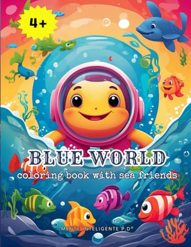 Stock image for Blue World: coloring book with sea friends for sale by California Books