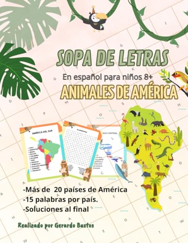 Beispielbild fr SOPA DE LETRAS ANIMALES DE AMERICA: Animales de Amrica (Spanish Edition) zum Verkauf von California Books