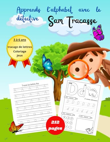 Beispielbild fr Apprends l'alphabet avec le dtective Sam Tracasse (French Edition) zum Verkauf von California Books