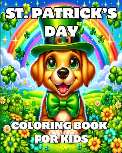 Imagen de archivo de St. Patrick's Day Coloring Book for Kids: Easy and Funny Animal Leprechaun Designs for Little Artists a la venta por California Books