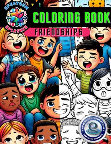 Stock image for Spectrum Splashes Coloring Book: Friendships Edition for sale by California Books