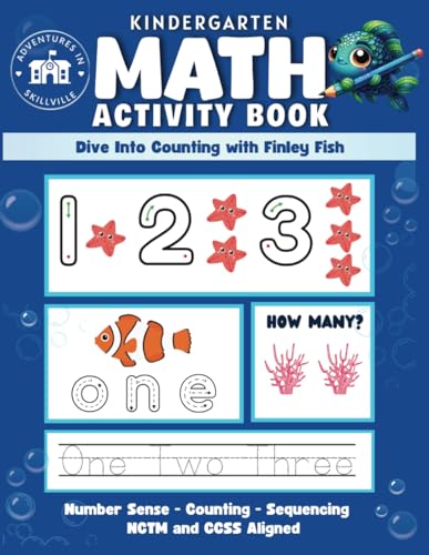 Beispielbild fr Kindergarten Math Activity Book: For Kindergarten and Preschool Kids learning Counting, Sequencing, Number Recognition and Tracing zum Verkauf von Ria Christie Collections