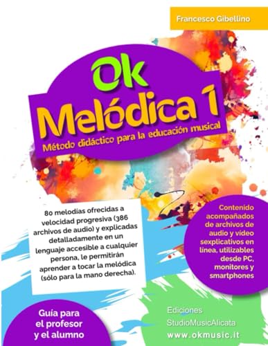 Beispielbild fr OK MELDICA VOL.1 - 80 melodas ofrecidas a velocidad progresiva (386 archivos de audio) (Paperback) zum Verkauf von Grand Eagle Retail