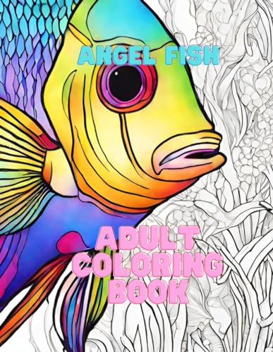 Imagen de archivo de Angel Fish Adult Coloring Book (Paperback) a la venta por Grand Eagle Retail