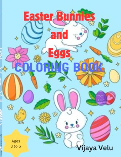 Stock image for Easter Bunnies and Eggs Coloring Book for sale by California Books