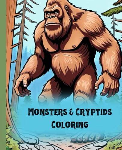 Stock image for Monsters & Cryptids Coloring Book (Paranormal Coloring Series) for sale by California Books