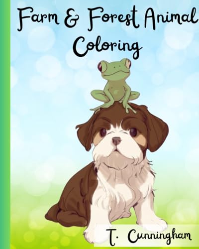 Stock image for Farm & Forest Animal Coloring (Animal Coloring Book Series) for sale by California Books