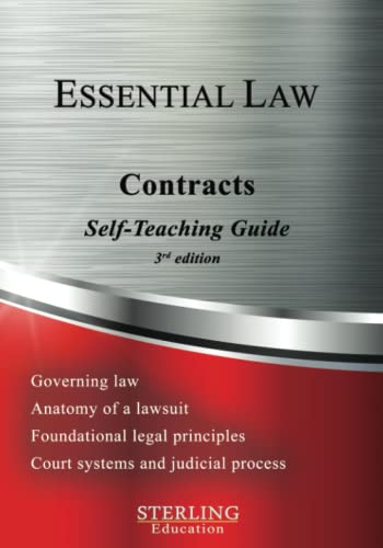 Stock image for Contracts: Essential Law Self-Teaching Guide (Essential Law Self-Teaching Guides) for sale by HPB-Movies