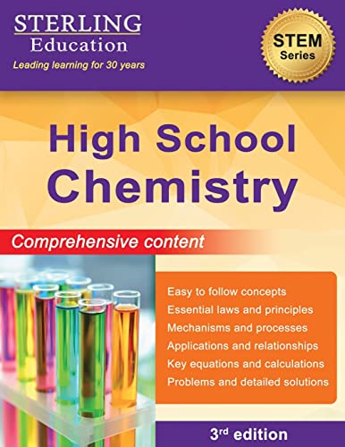 Stock image for High School Chemistry: Comprehensive Content for High School Chemistry (High School STEM Series) for sale by Omega