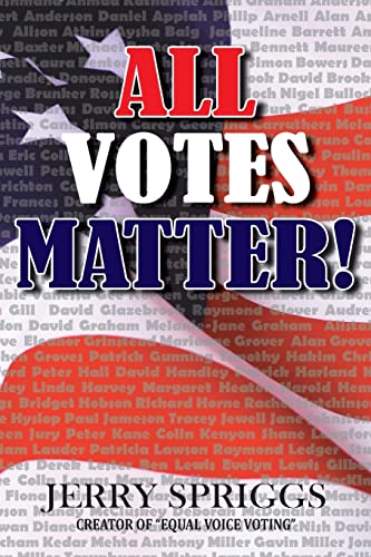 Imagen de archivo de All Votes Matter a la venta por GreatBookPrices