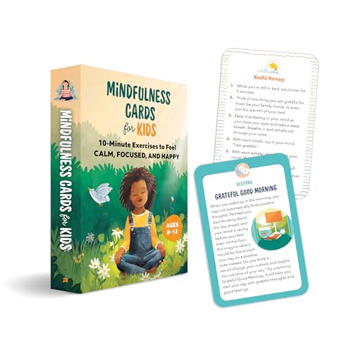 

Mindfulness Cards for Kids: 10-Minute Exercises to Feel Calm, Focused, and Happy [Cards] Rockridge Press