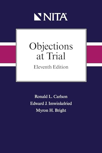 Beispielbild fr Objections at Trial zum Verkauf von Blackwell's