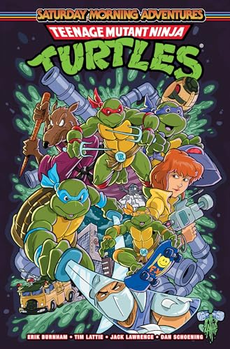 Imagen de archivo de Teenage Mutant Ninja Turtles: Saturday Morning Adventures, Vol. 2 [Paperback] Burnham, Erik; Lattie, Tim; Lawrence, Jack and Schoening, Dan a la venta por Lakeside Books