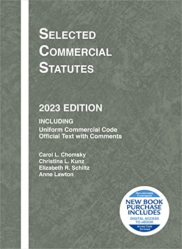 Beispielbild fr Selected Commercial Statutes, 2023 Edition (Selected Statutes) zum Verkauf von Better World Books