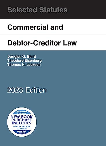 Stock image for Commercial and Debtor-Creditor Law Selected Statutes, 2023 Edition for sale by PBShop.store US