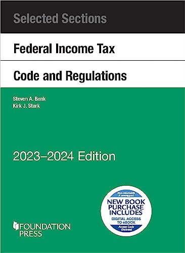 Stock image for Selected Sections Federal Income Tax Code and Regulations, 2023-2024 for sale by Better World Books