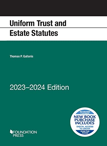 Stock image for Uniform Trust and Estate Statutes for sale by PBShop.store US