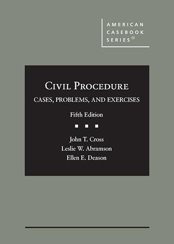 Immagine dell'editore per Civil Procedure: Cases, Problems, and Exercises (American Casebook Series) venduto da BGV Books LLC